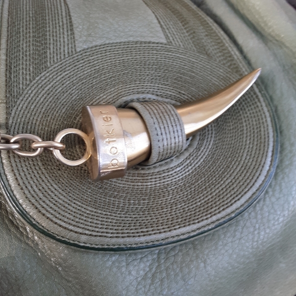 Botkier Green Italian Leather Hobo Bag Shoulder purse - Picture 2 of 12